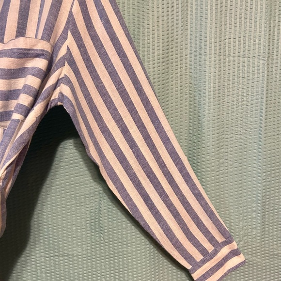 NWT Joan Rivers Blue and White Shirt Dress- Medium - Picture 7 of 11